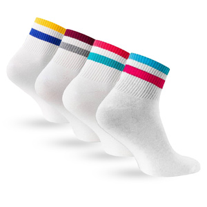 Kurze Socken Sport Serie Weiß