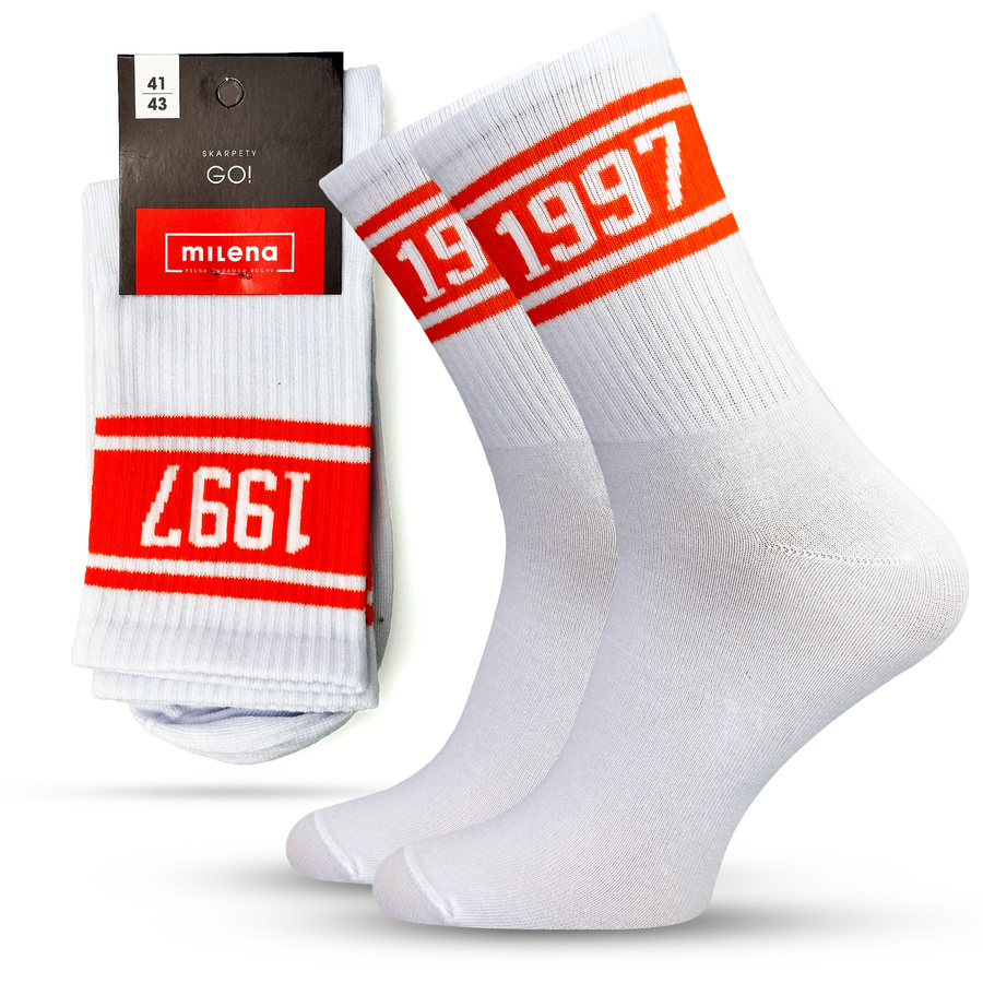 Herrensocken Go! Weiß