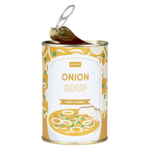 Damskie | Męskie Skarpetki SOXO GOOD STUFF pomarańczowa onion soup w puszce zabawny prezent