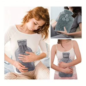 Small 0.5L Water Thermofor in Cover Plush Rubber Warmer in Sweater