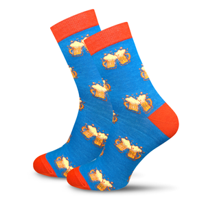 5X Bunte Fast Food Socken für Männer