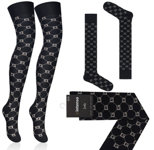 Zakolanówki damskie bawełniane Intenso Luxury ART. 372 Intenso