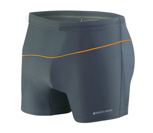 Badeboxer Serie Grau-Orange