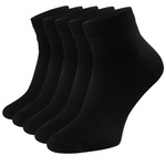 Kurze Socken Serie Glatt Schwarz