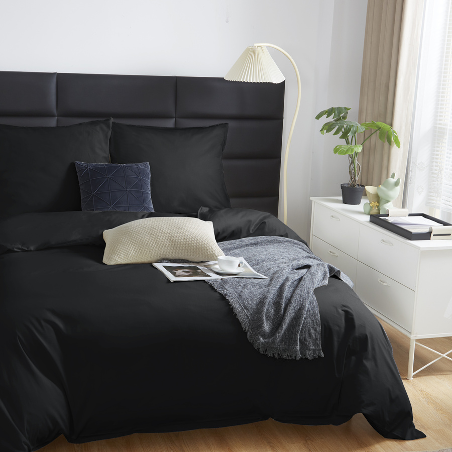 Bettwäsche Serie Schwarz