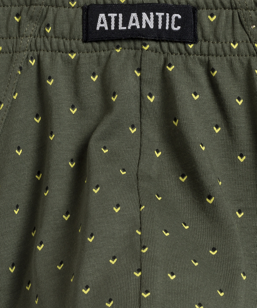 Atlantic Herren Slips Set – Klassische Baumwollunterwäsche, 100% Baumwolle, Atmungsaktiv, 3er Pack, Grau und Schwarz, Frühling/Sommer Kollektion