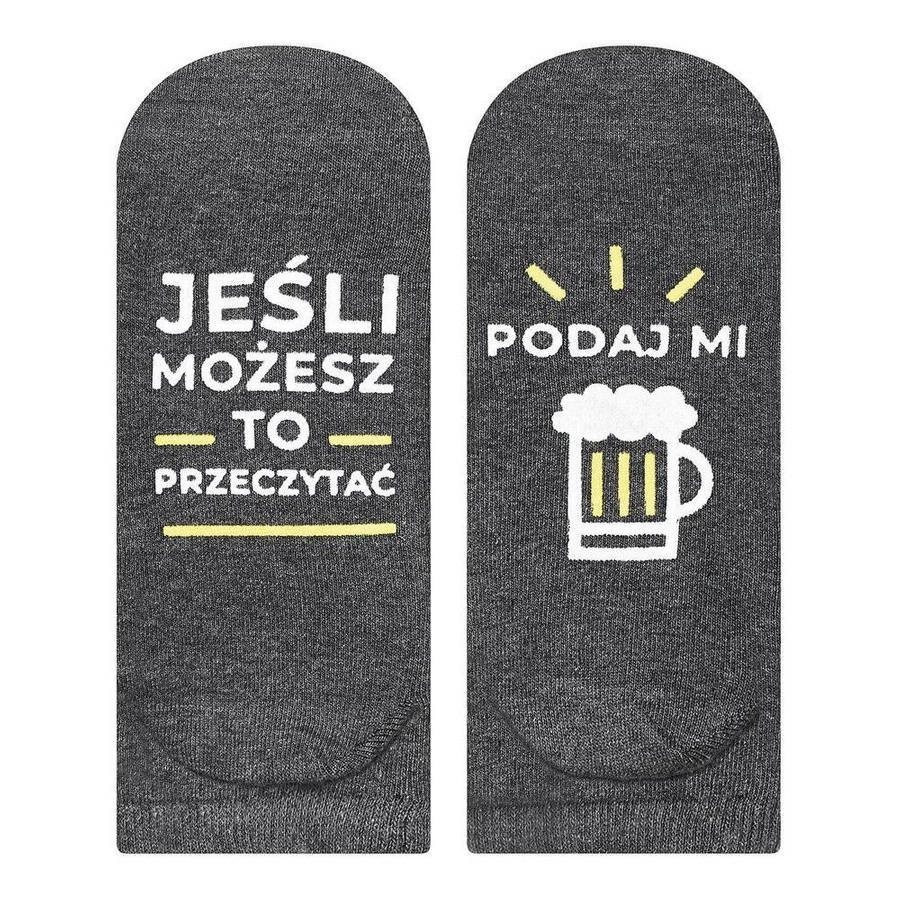 skarpetki stopki męskie Z NAPISAMI Soxo na prezent