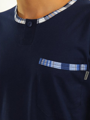 Herren Schlafanzug mit langen Ärmeln Jasiek 2576/26