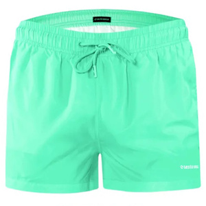 Sesto Senso Herren Badeshorts SZ2406 – Schnelltrocknend, Mit Taschen, Elastischer Bund, 100% Polyester, Ideal für Strand und Pool, Farbe: Mintgrün/Grün, Frühling/Sommer Kollektion