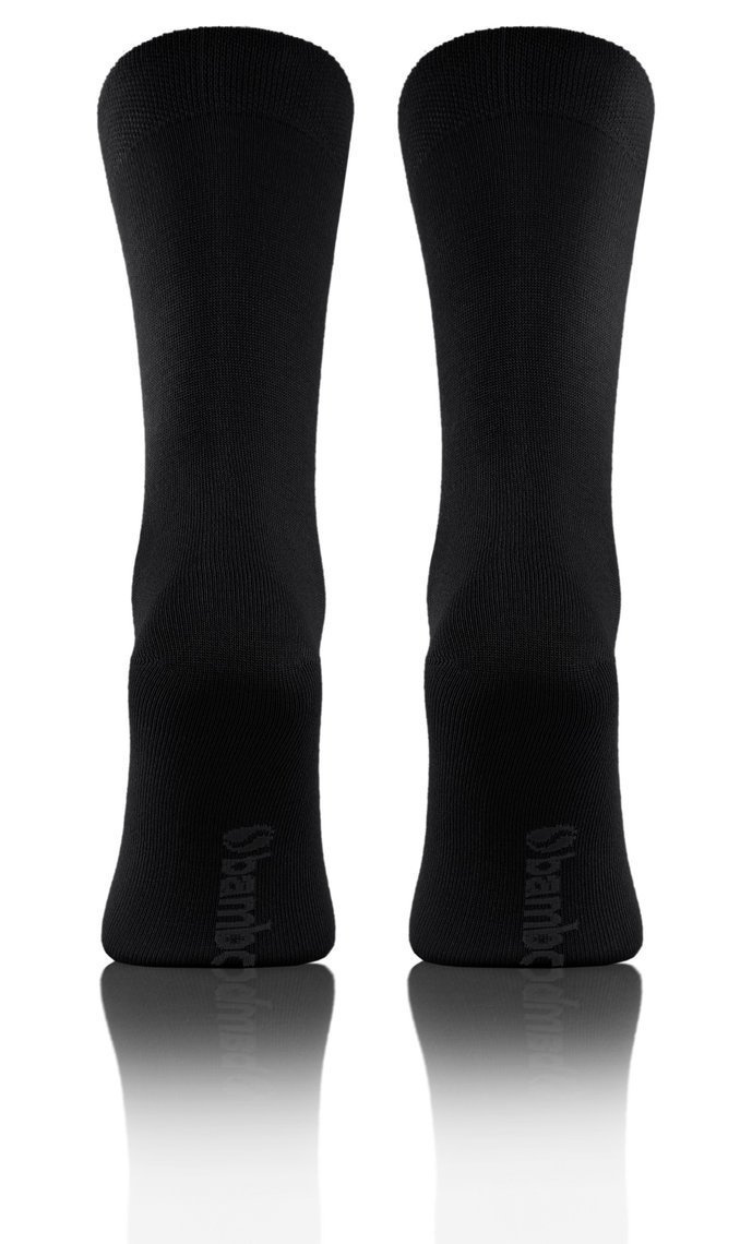 Sesto Senso Herren Socken Eco Bamboo – Weiche Bambusfaser, Antibakteriell, Atmungsaktiv, Temperaturregulierend, Für Anzüge, Schwarz, 1 Paar