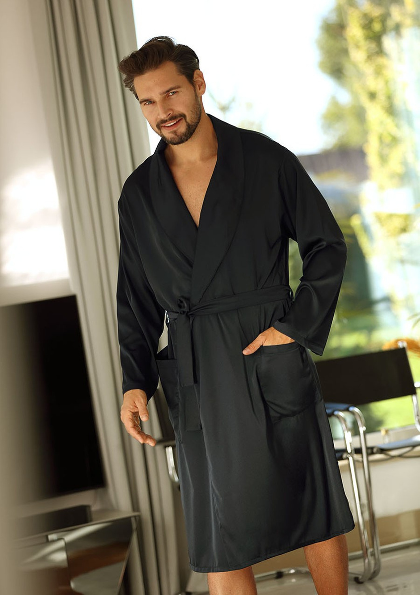 Hausmantel Podomka Lukas Schwarz