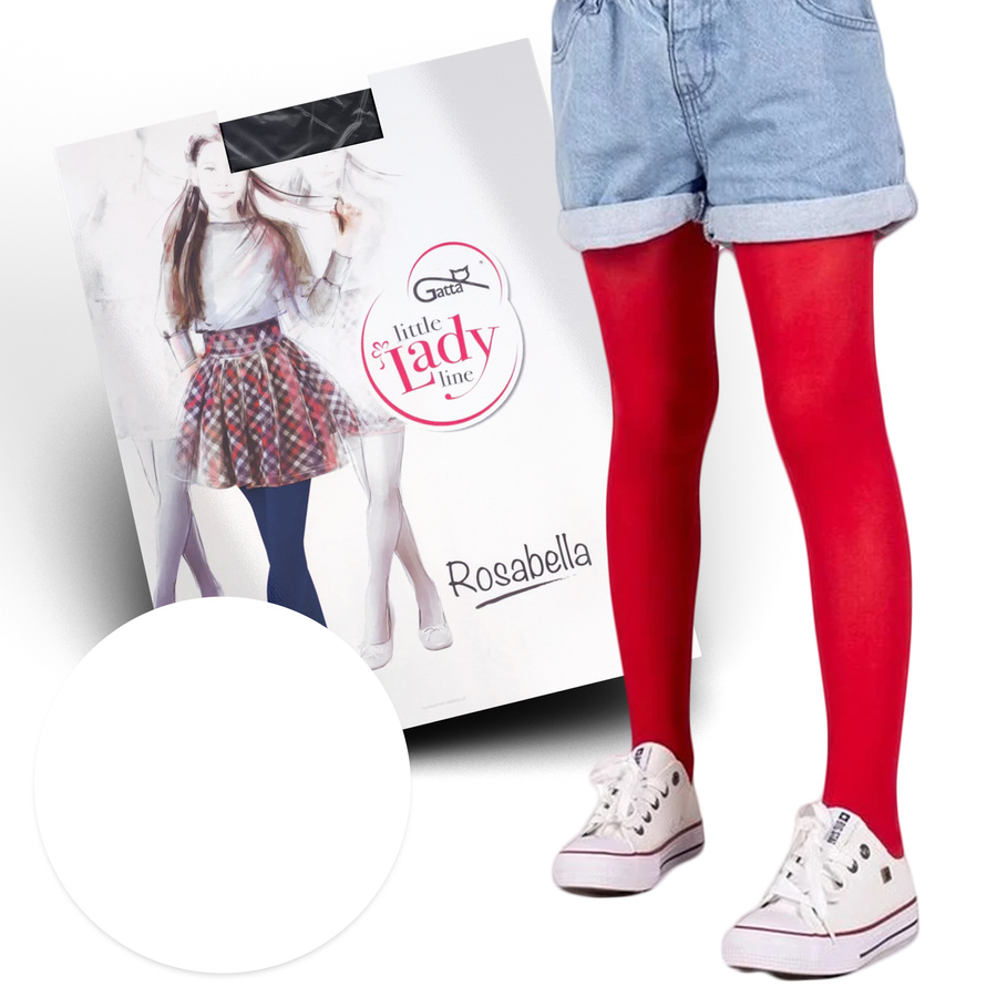 Strumpfhosen Mädchen Serie Rosabella Weiß