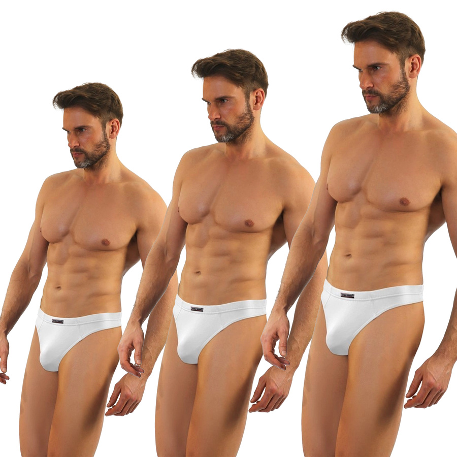 3x Stringi męskie z delikatnego MICROMODALU COMIX Sesto Senso