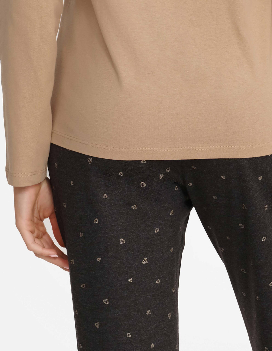 Damenpyjama Glam Mehrfarbig