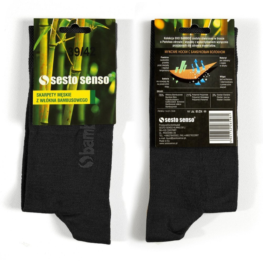 Herren Eco Bamboo Bambus Socken