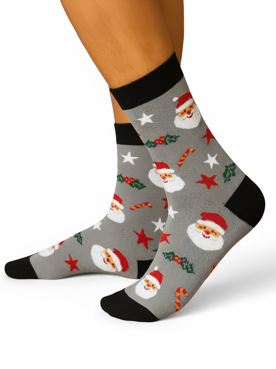 Men's Christmas Socks Santa Claus