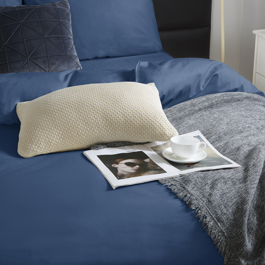 Bettwäsche Satina Dunkelblau