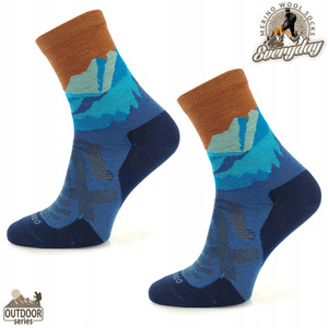 Trekking-Socken aus Merinowolle TRE18 Comodo