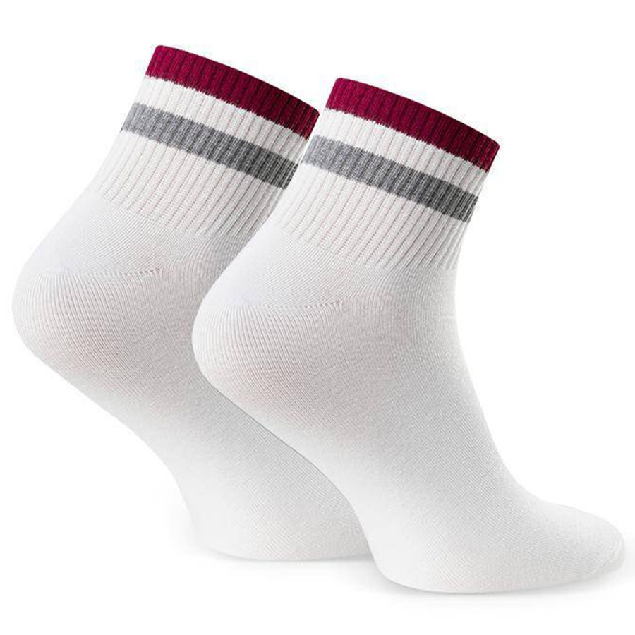 Kurze Socken Sport Serie Weiß
