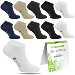 Sneaker Socken Eko Bamboo Mehrfarbig