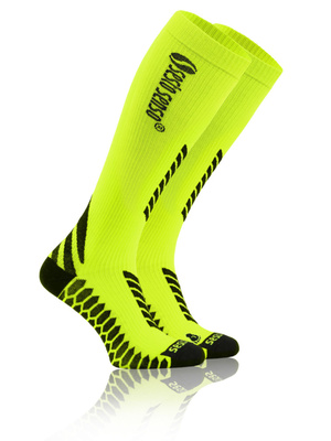 Șosete sport lungi de compresie Seria Galbene