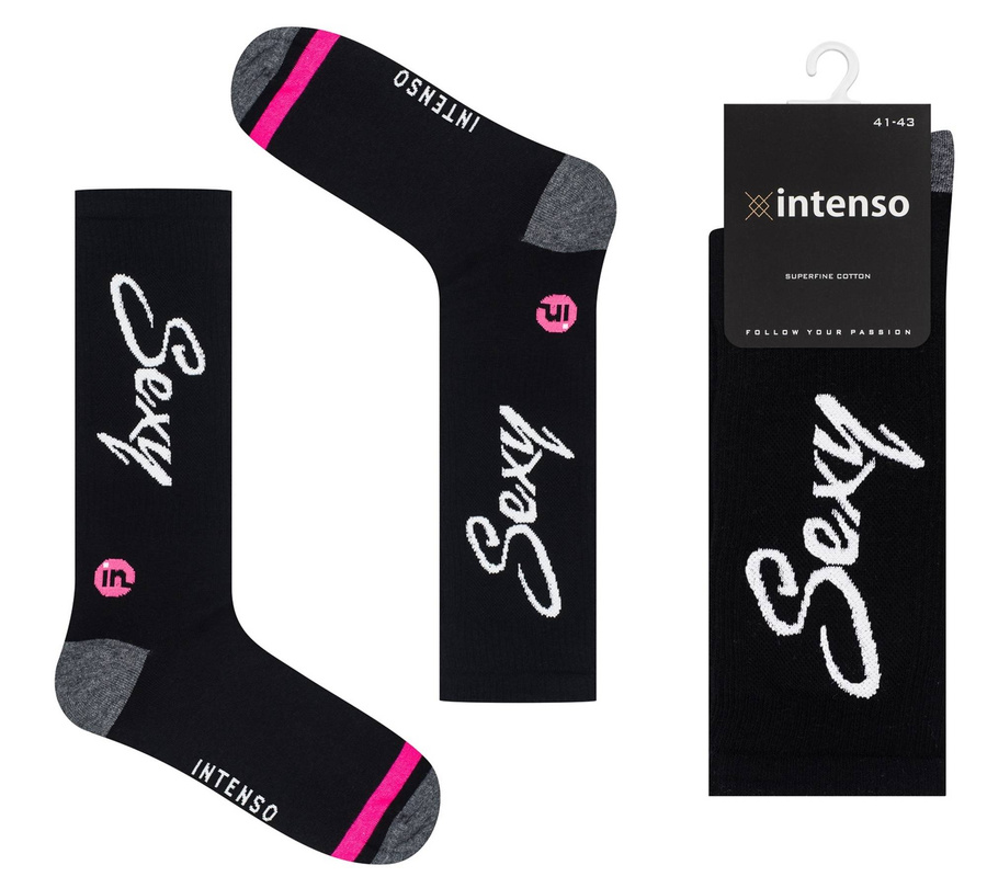 super RETRO Socken mit Aufschriften für ihre SEXY