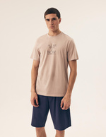 Pijama Bărbați Dreamer Portocaliu Deschis