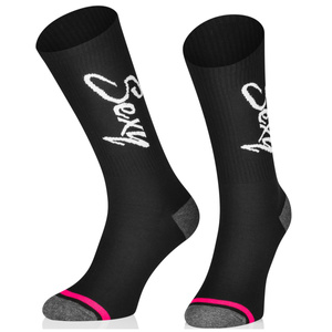 Super Retro Socken mit Aufschriften für ihre Sexy