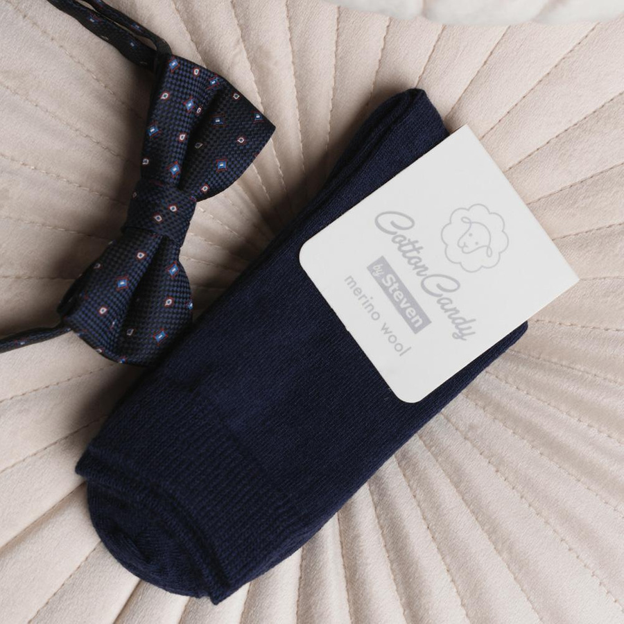 Skarpetki z wełny merino art. 130 GC005 czerwień Steven