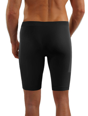 Sesto Senso Herren Thermoaktive Shorts – Atmungsaktive Sporthose, Wasser- und Winddicht, Nahtlos, 4-Wege-Stretch, Schnelltrocknend, Poliamid-Elastan-Mix, Ideal für Outdoor-Aktivitäten, Schwarz