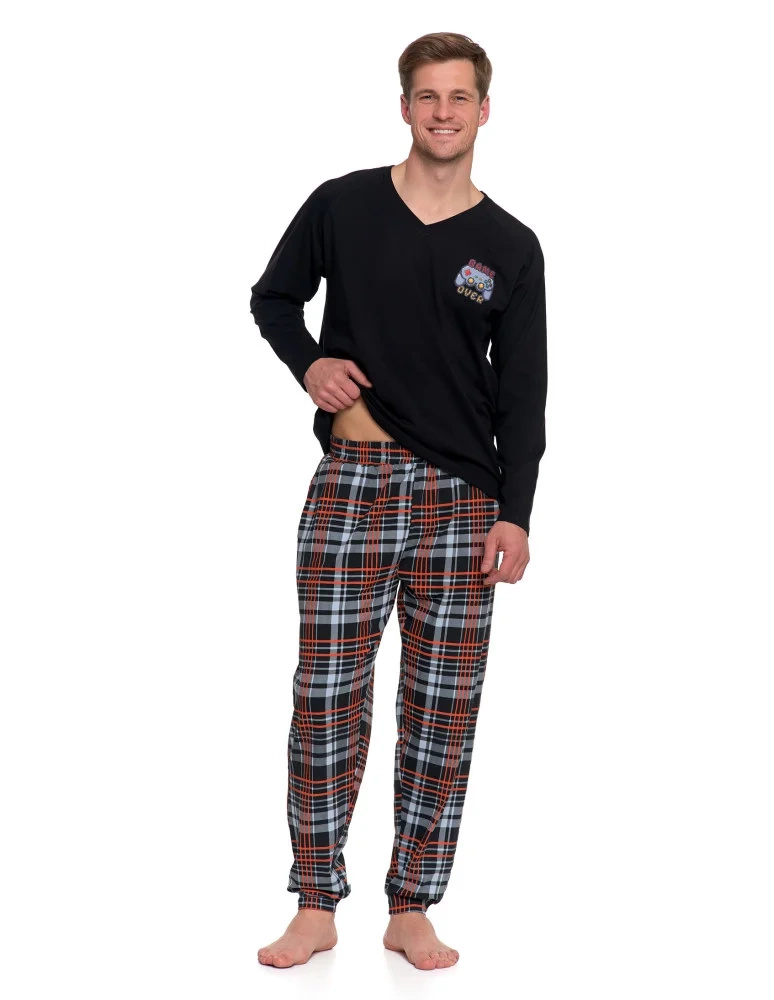 Men's long-sleeved pajamas