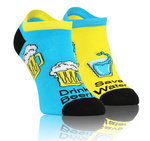 Sesto Senso Skarpetki Stopki – Finest Cotton, Bequem & Atmungsaktiv, 90% Baumwolle, Unisex, Bunt, Design mit Biermotiv, Perfekt für Alltag & Freizeit, Komfort ohne Druckstellen, Grill Kollektion