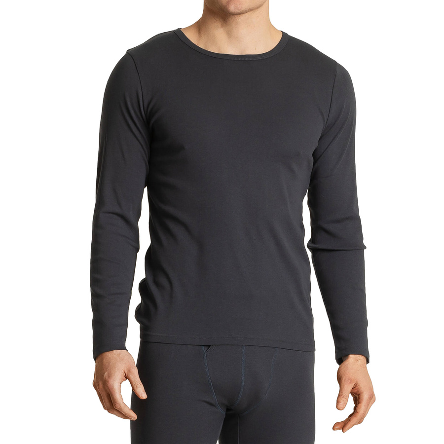 Langarmshirt Herren Bmv-049 Schwarz