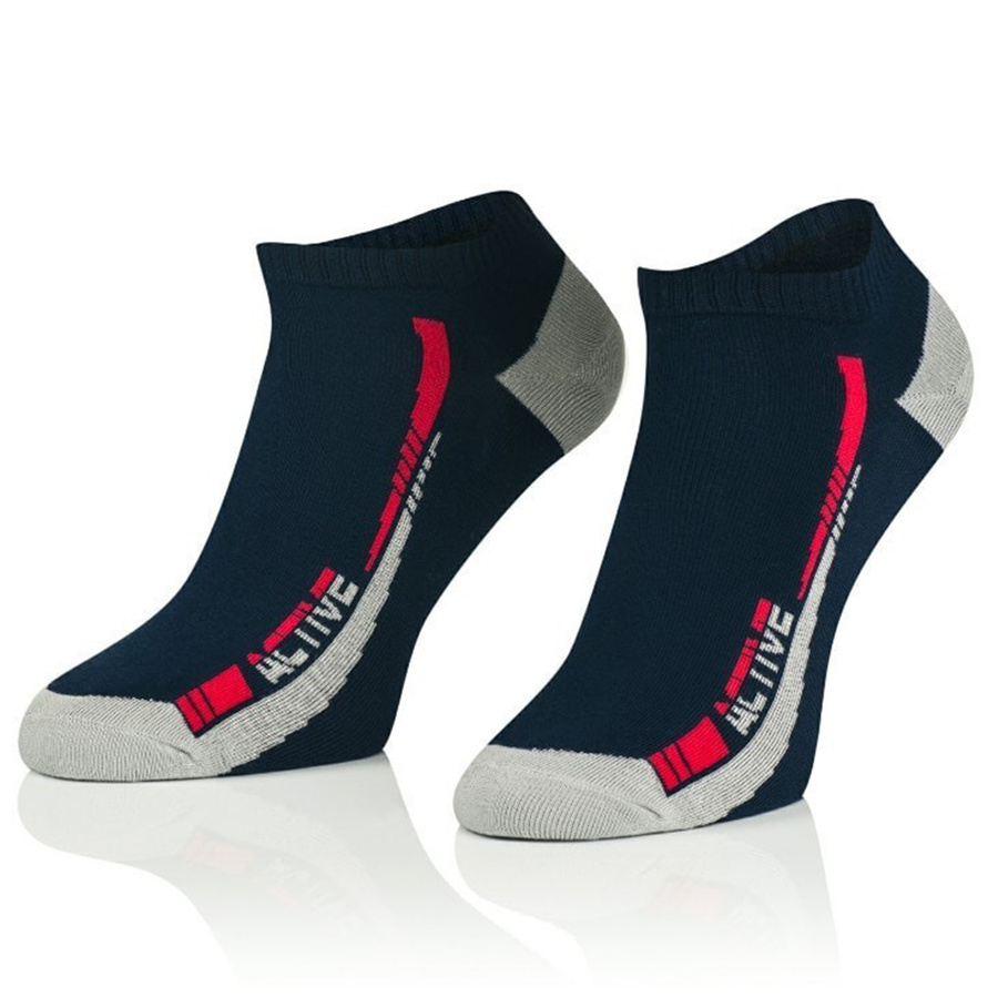 sportowe STOPKI męskie z włókna bambusowego 1733 Intenso