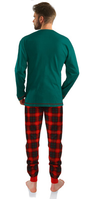 Herren Baumwolle Weihnachten Pyjamas Gnome Sesto Senso