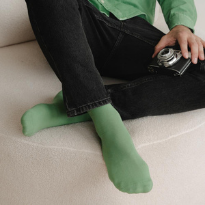 Socken Herrlich Serie Dünn Einfach Hellgrün
