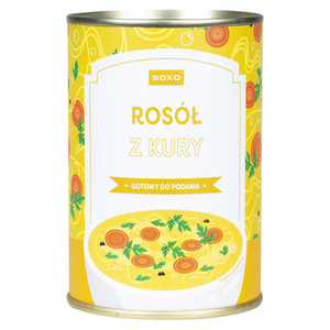 Kolorowe Męskie | Damskie Skarpetki SOXO GOOD STUFF wesołe rosół w puszce + przepis Unisex