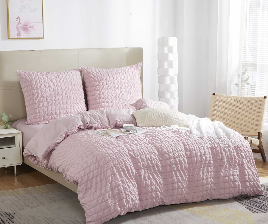 Bettwäsche Creasy Puderrosa