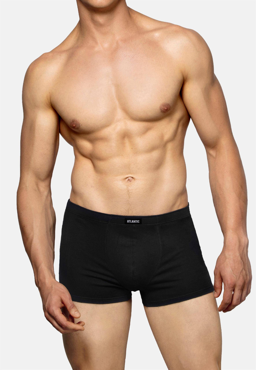 Herren-Boxershorts 3BMH-007 Schwarz/Grau/Weiß