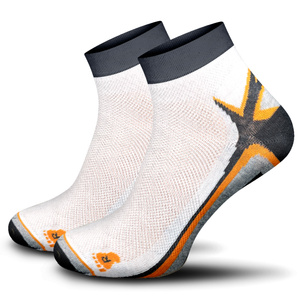 Herrensocken Simply Grau-Orange