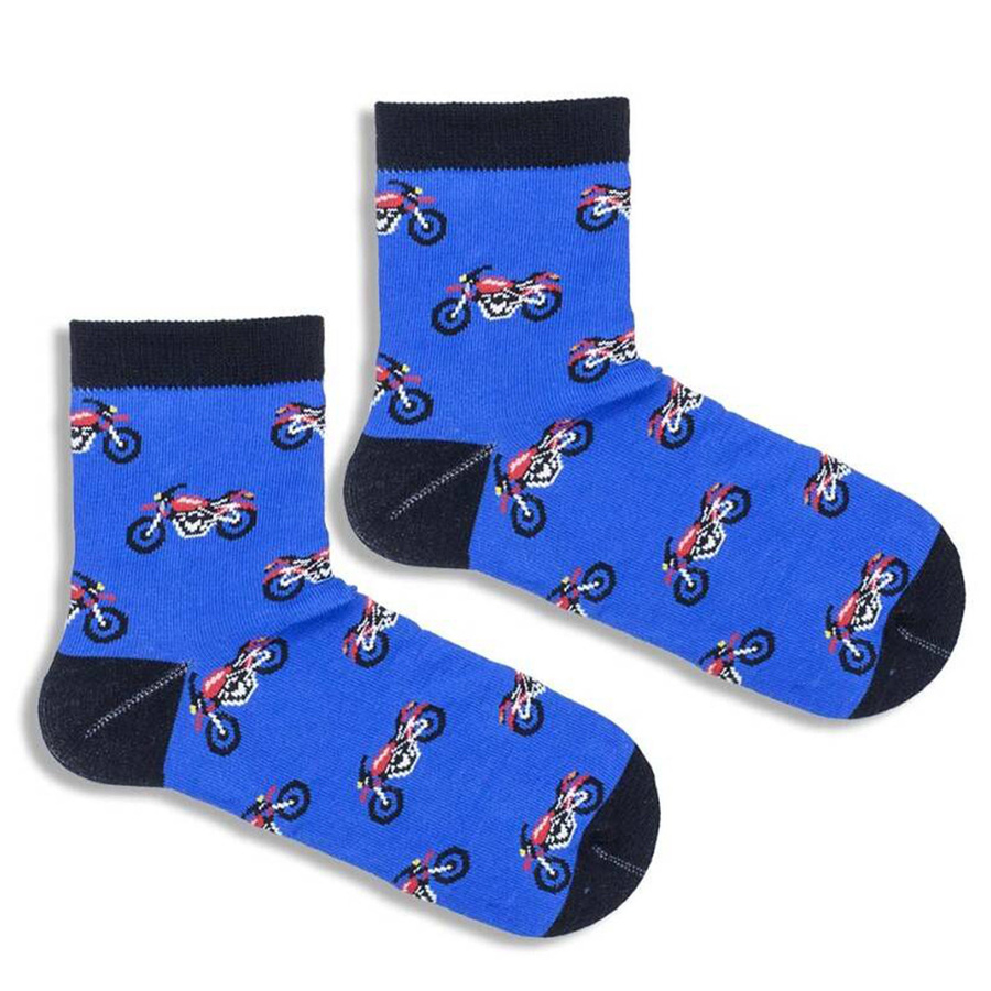 Socken Kinder Serie Motorrad