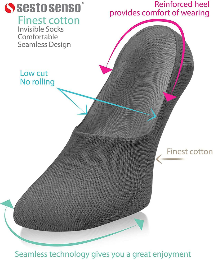 Herren-Füsslinge Serie Grau