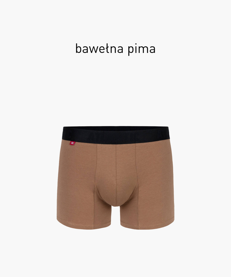 Herren-Boxershorts Serie Mh-1194 Braun/Schwarz/Beige/Cappuccino