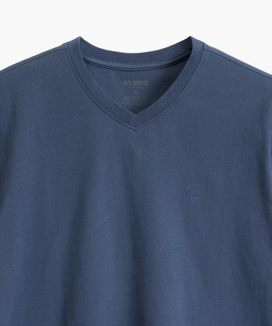 Herrenschlafanzug Serie nmp-389 Dunkelblau/Blau