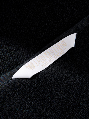 S TOWEL 100*150 LIBRE BLACK+WHITE