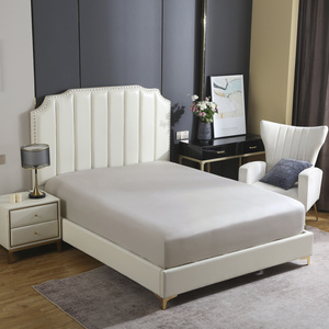 Spannbettlaken Satyn Taupe