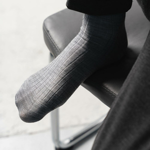 Skarpety męskie z wełny merino bezuciskowe art. 130 Steven