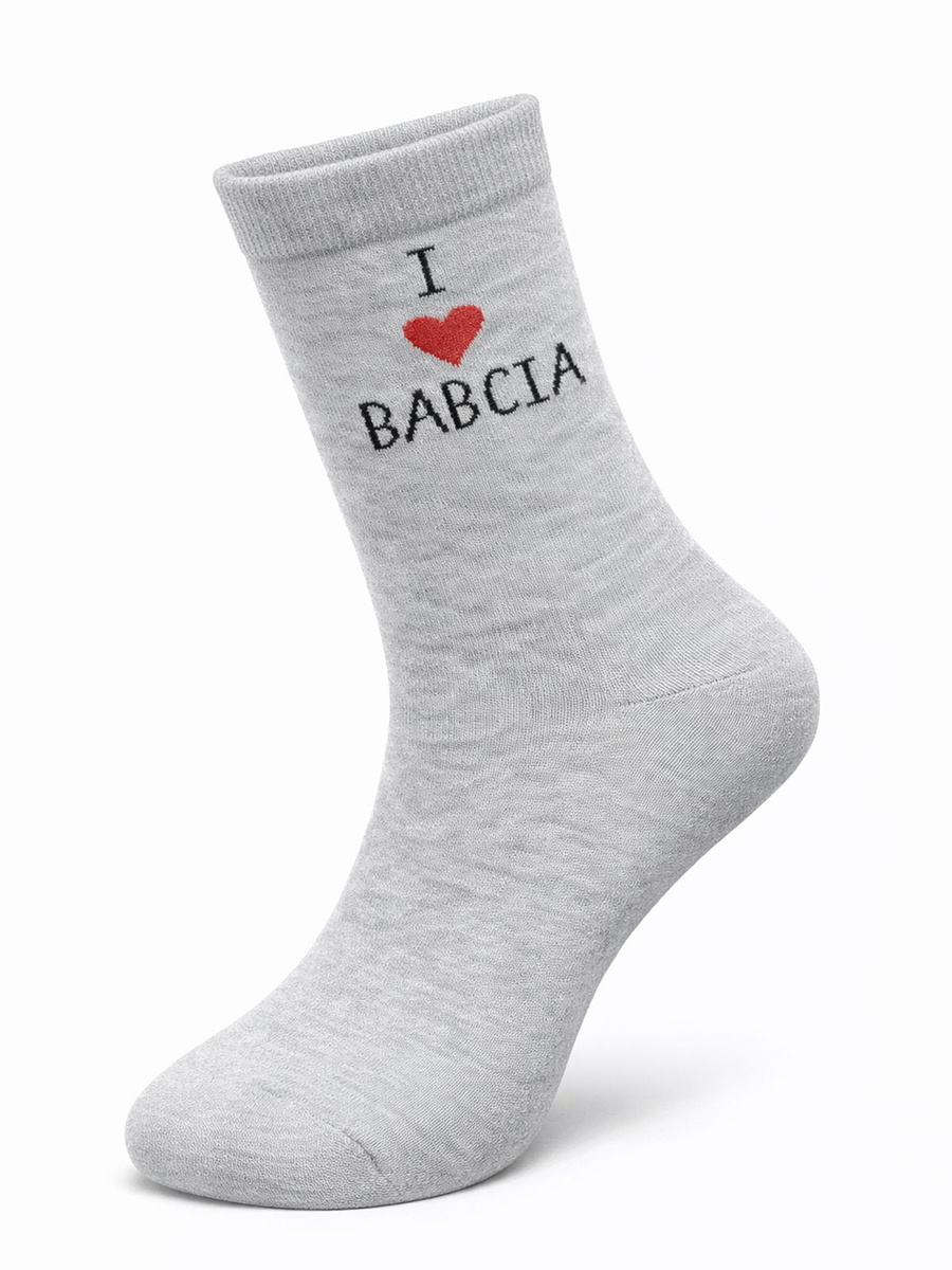 Socken Damen Serie Grau