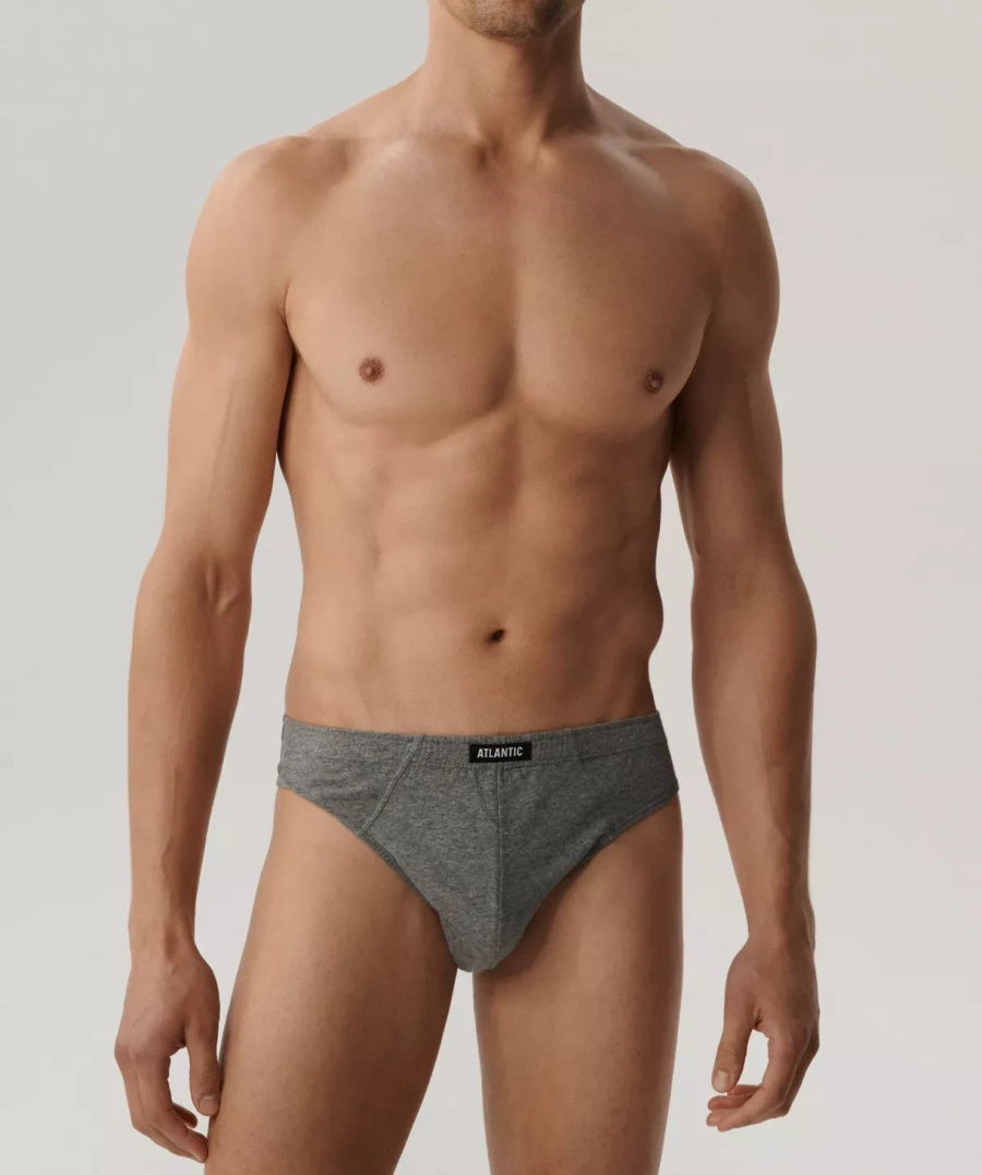 Chiloți sport bărbătești Seria 3BMP-322 Gri și negru