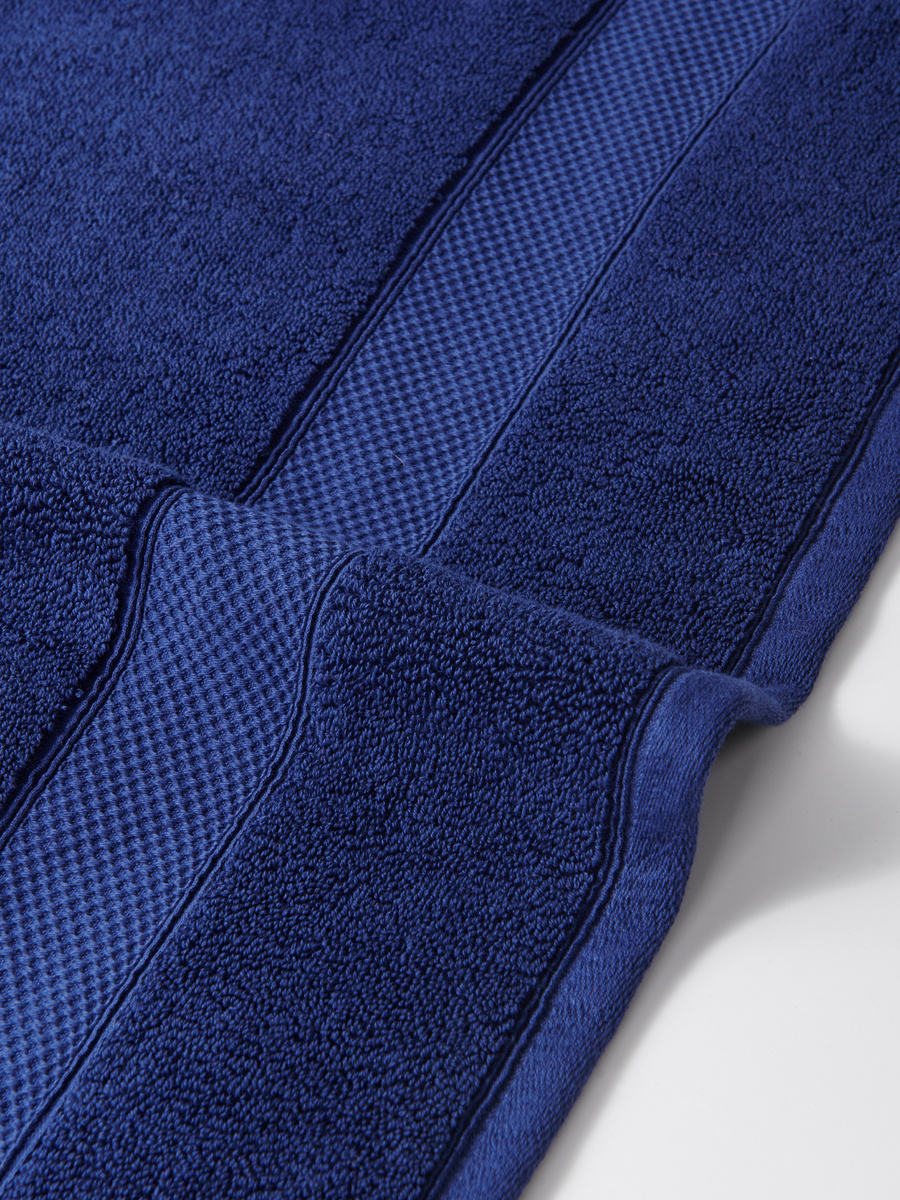 S TOWEL 100*150 LEO NAVY BLUE